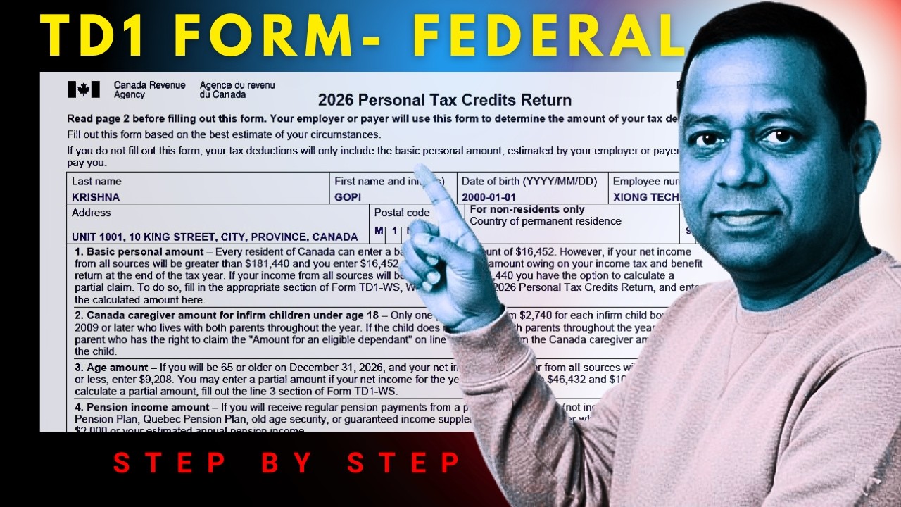 New Job in Canada? Here's How to Fill Your TD1 Form Correctly