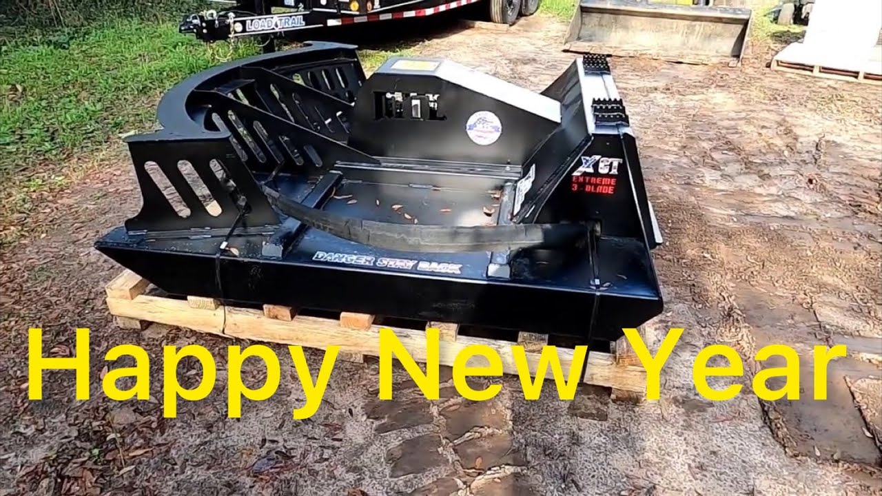 I bought a MTL XC7T Brush Cutter attachment for my skid steer!