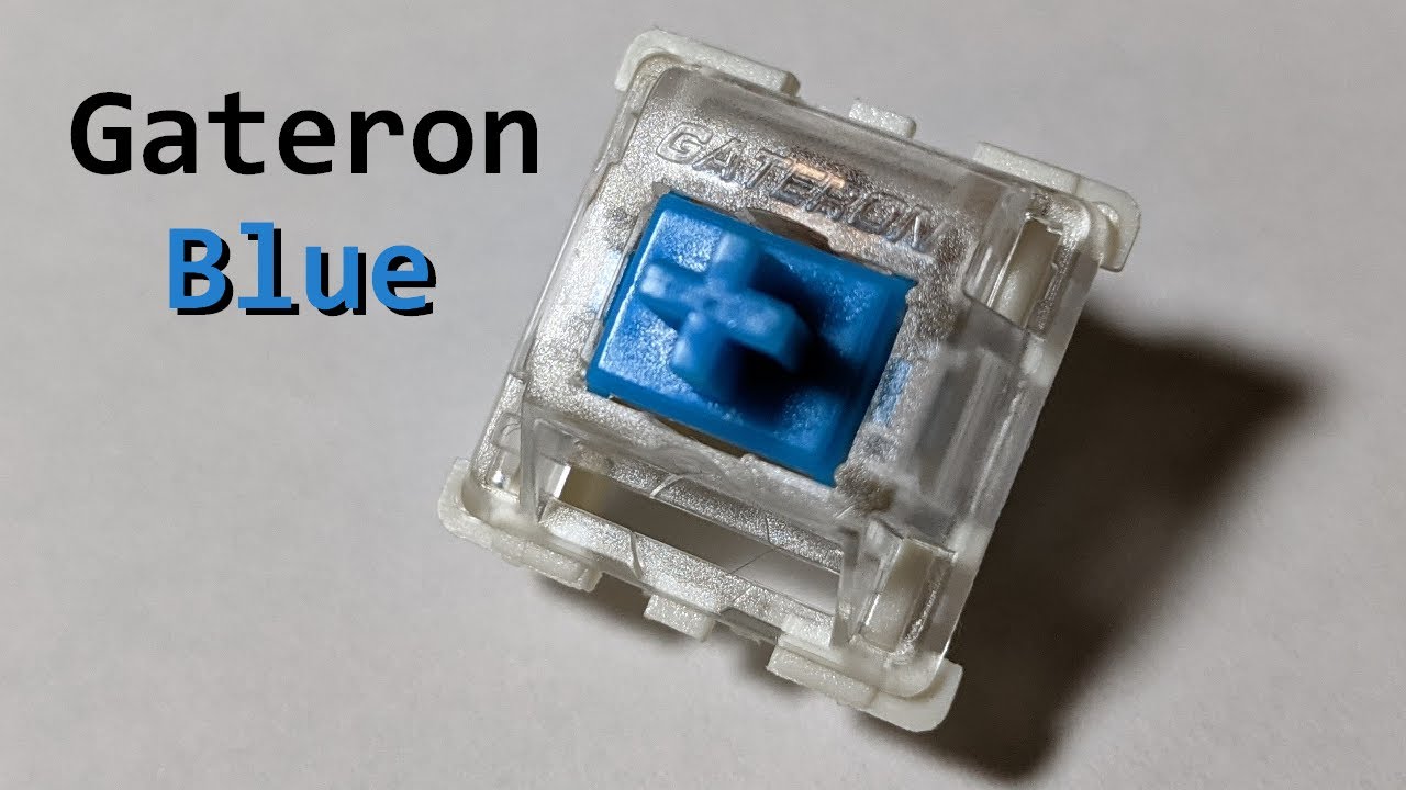 Обзор переключателя Gateron Blue