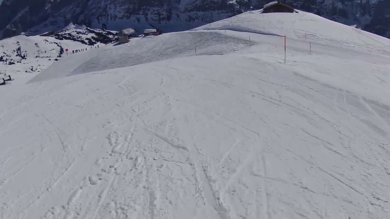 Grindelwald - First, Blue Piste 3 to Schreckfeld