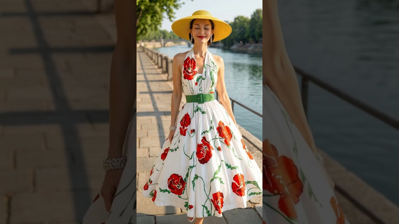 Luźne sukienki z lat 50. i kultowe wzory 👗