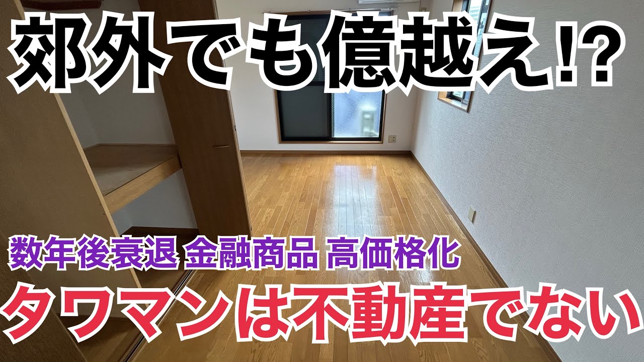 郊外でも億越えのタワマン⁈もう不動産ではない