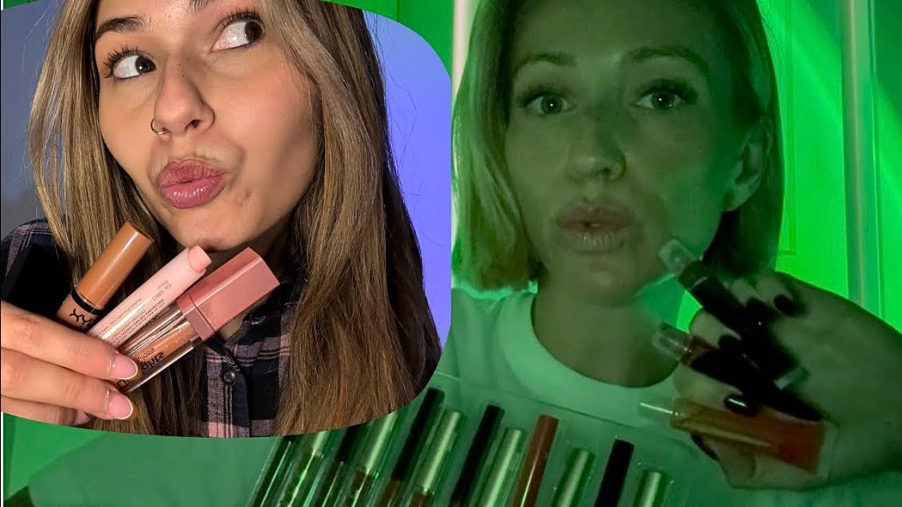 Lipgloss & Lipstick Application with @madzzworldASMR