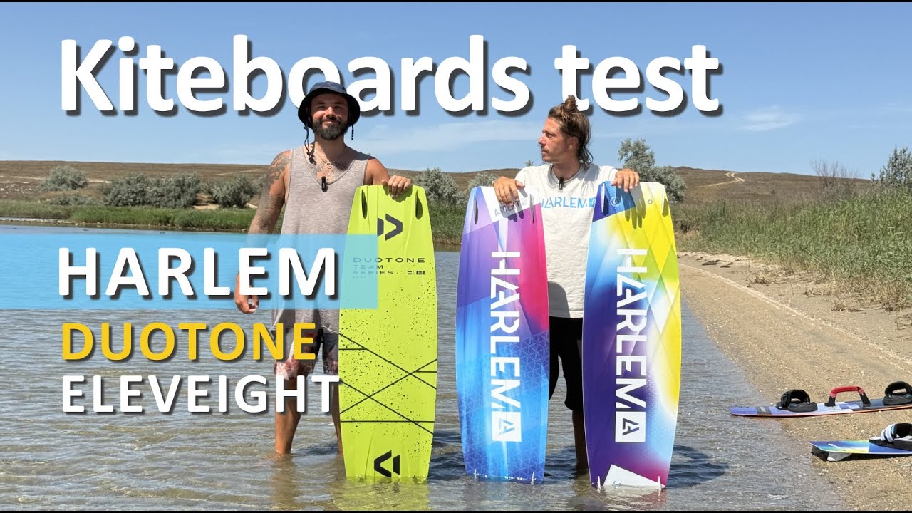 Kiteboards test | Harlem Ascent vs Harlem Launch vs Duotone Jaime/TS BigAir vs Eleveight Stellar