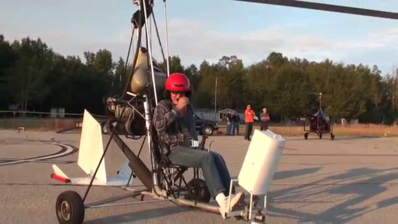 Vancraft Sportcopter Gyroplane test flight Wrens Georgia
