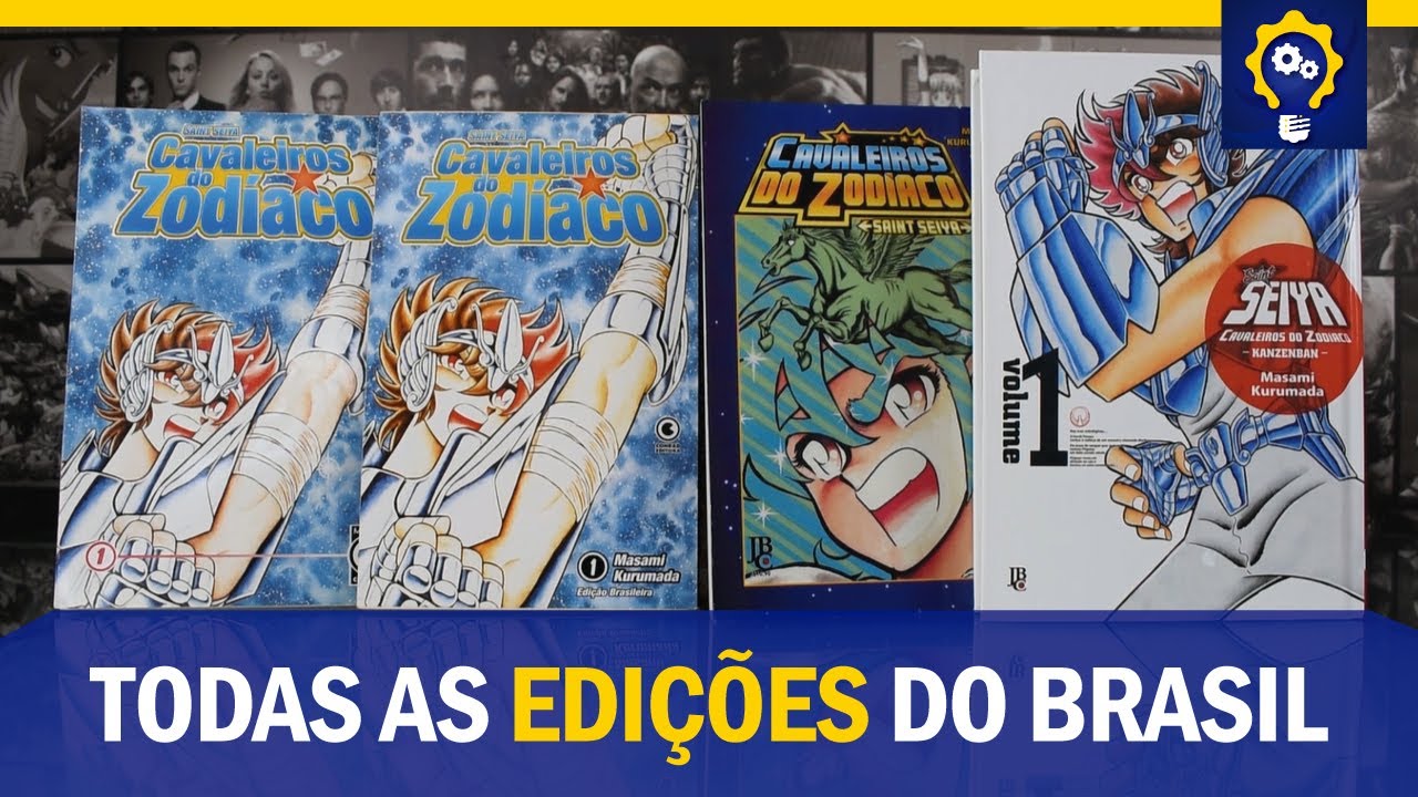 Todas as edições do mangá d'Os Cavaleiros do Zodíaco no Brasil