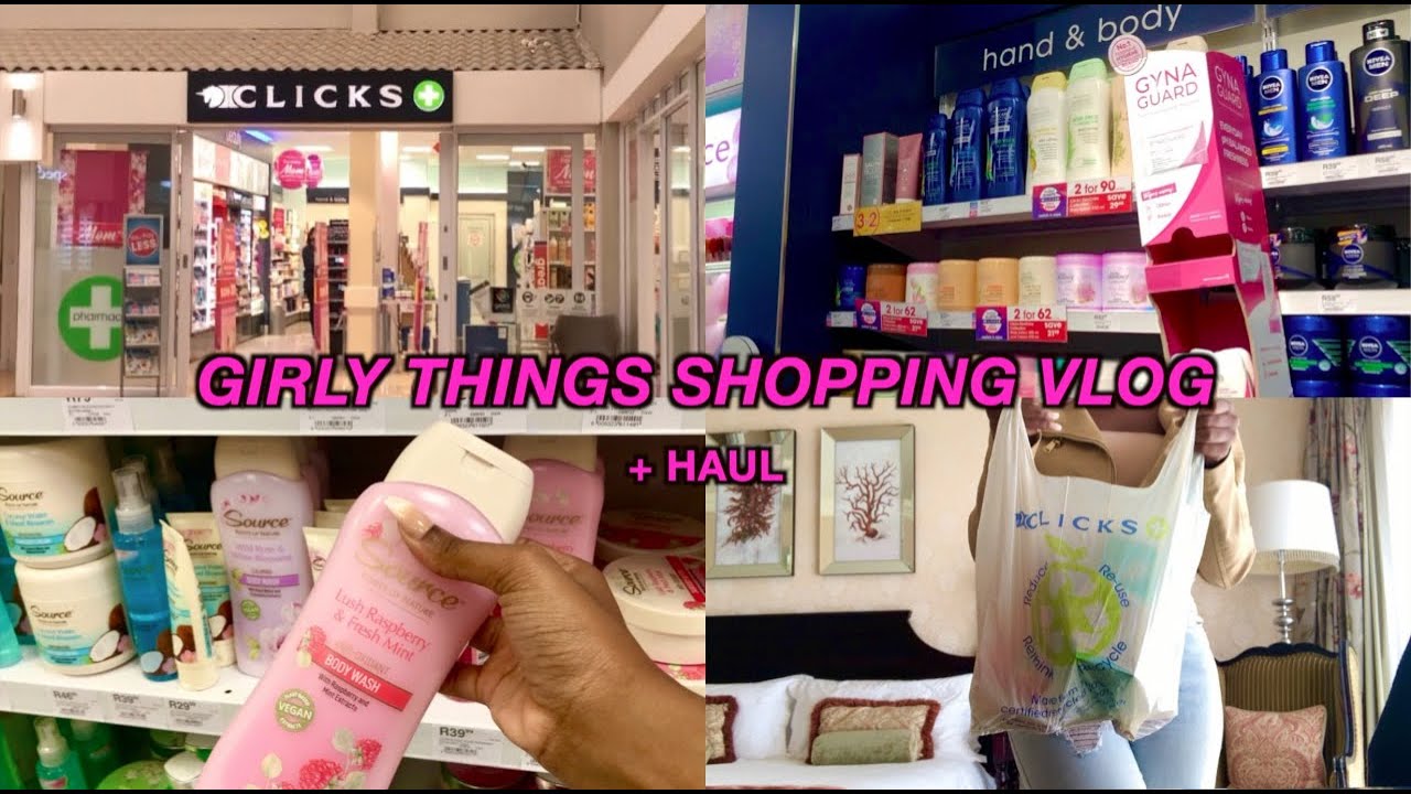 BODY CARE/HYGIENE SHOPPING VLOG & HAUL | CLICKS SOUTH AFRICA HAUL | MAXINE JAYLIN