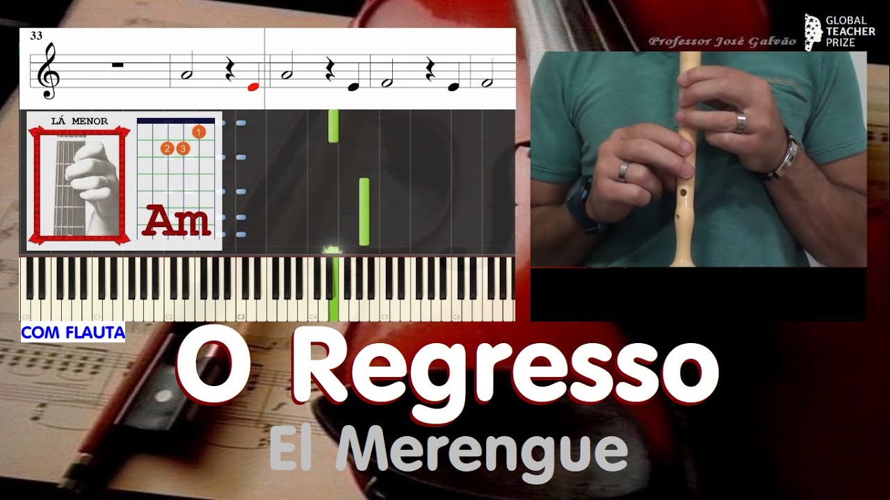 O Regresso (&agrave;s aulas) - El Merengue - Marshmello - Educa&ccedil;&atilde;o Musical Jos&eacute; Galv&atilde;o Flauta Piano Guitar