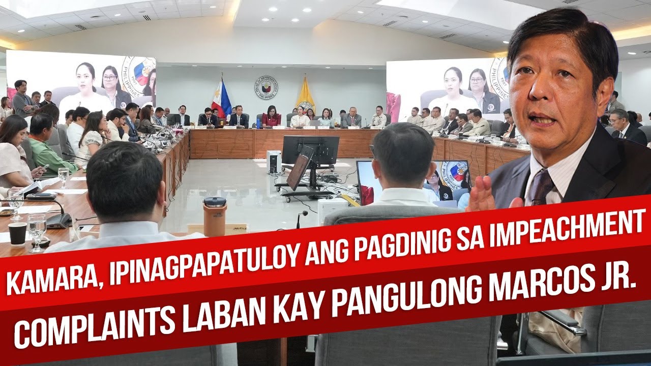 LIVE: KAMARA, IPINAGPAPATULOY ANG PAGDINIG SA IMPEACHMENT COMPLAINTS LABAN KAY PANGULONG MARCOS JR.