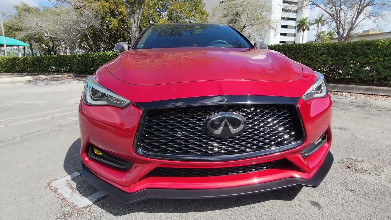 My 2021 Infiniti Q60S Red Sport
