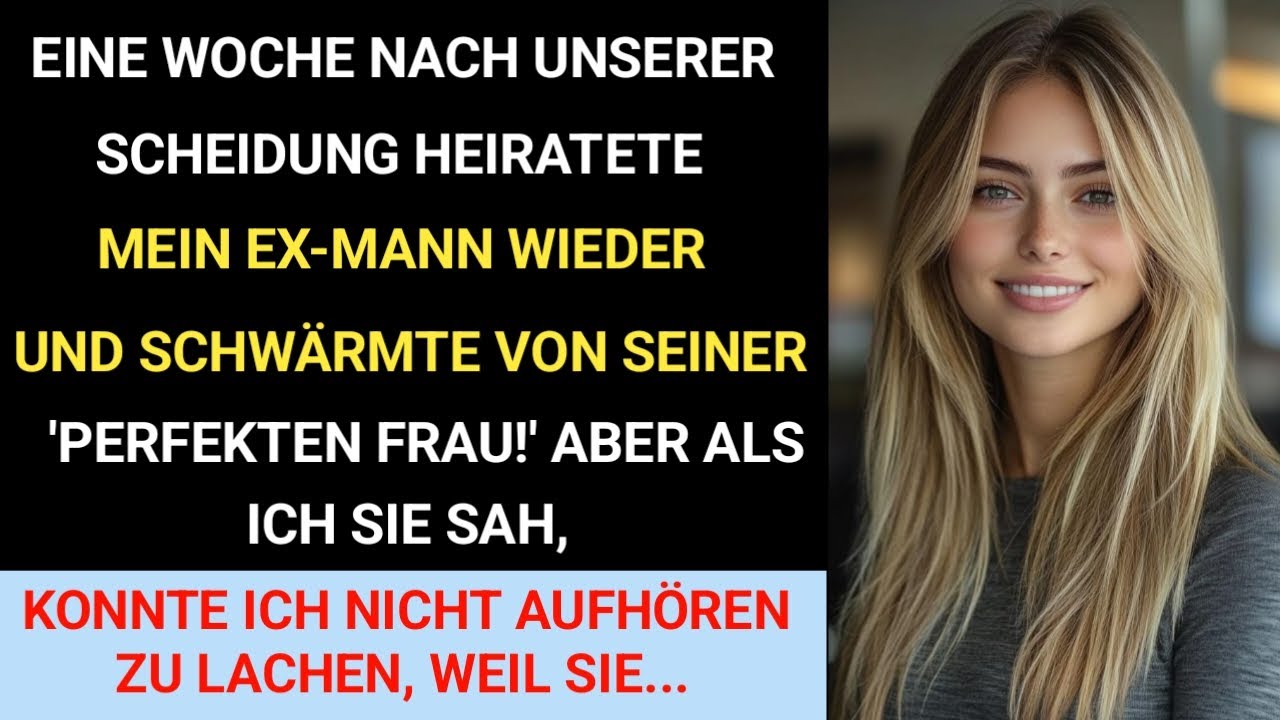 Mein Ex heiratete in derselben Woche, in der wir uns scheiden ließen – seine neue Braut machte mich.