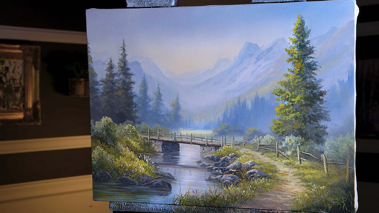 Trail Through the Valley | Paint with Kevin®