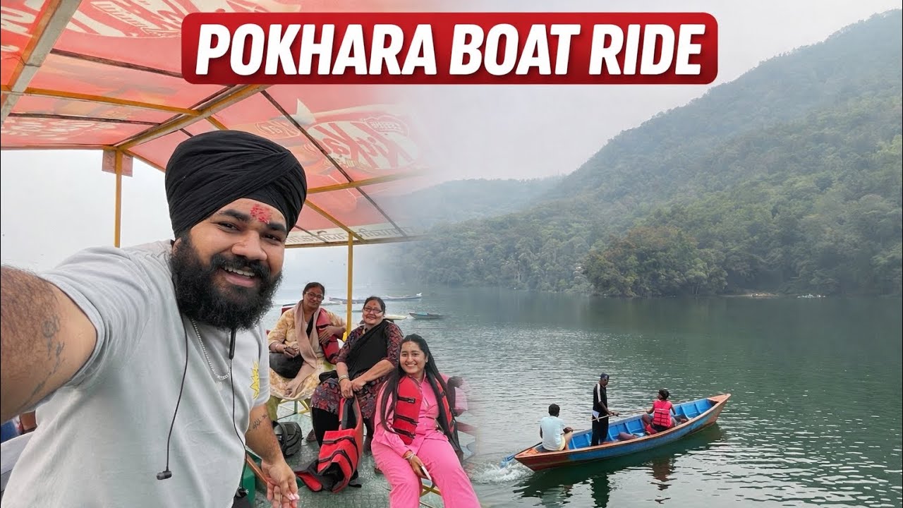 Amazing Boating Experience in Fewa Lake Pokhara 😍 | First Time with Family 🇳🇵