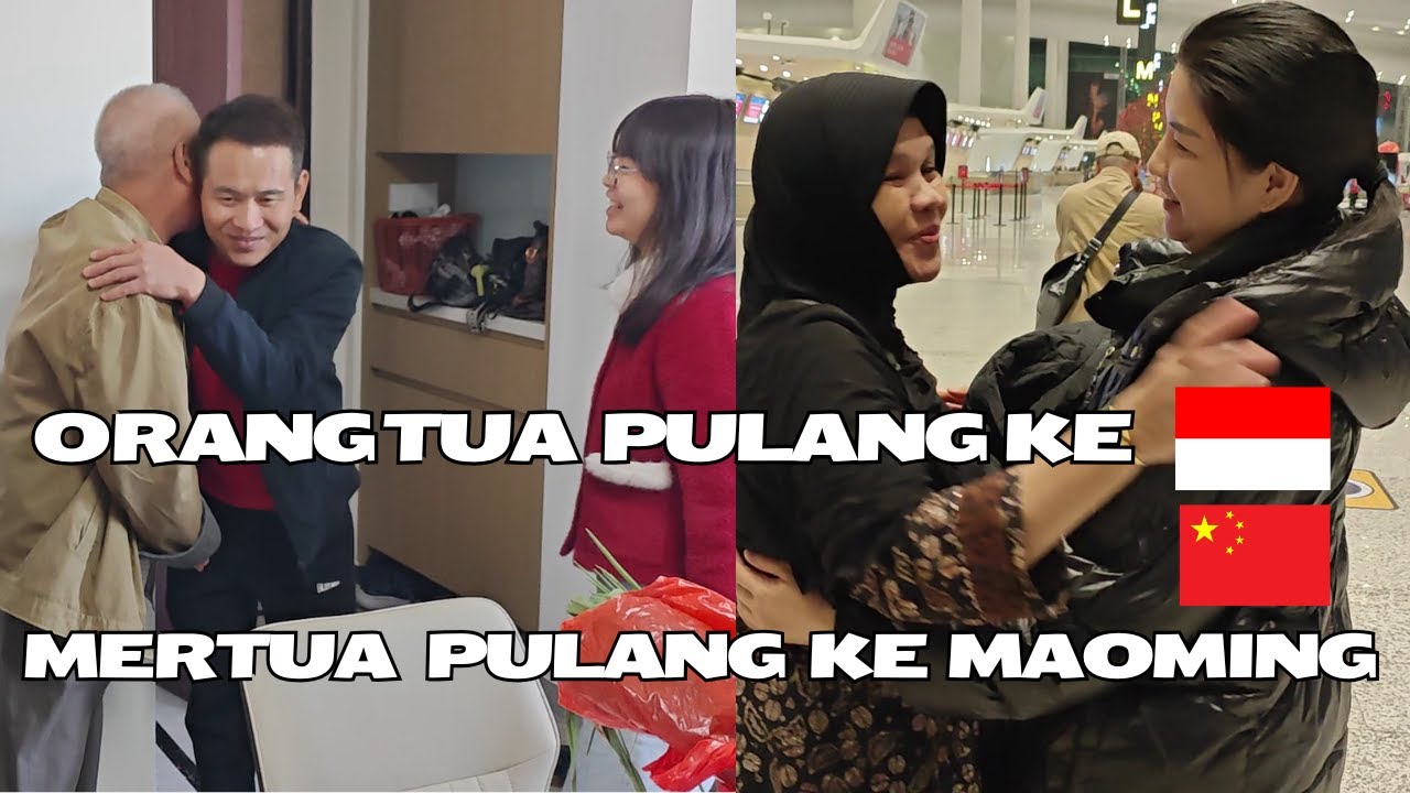 Dg ISTRI Antar Orang Tua Pulang ke Indonesia