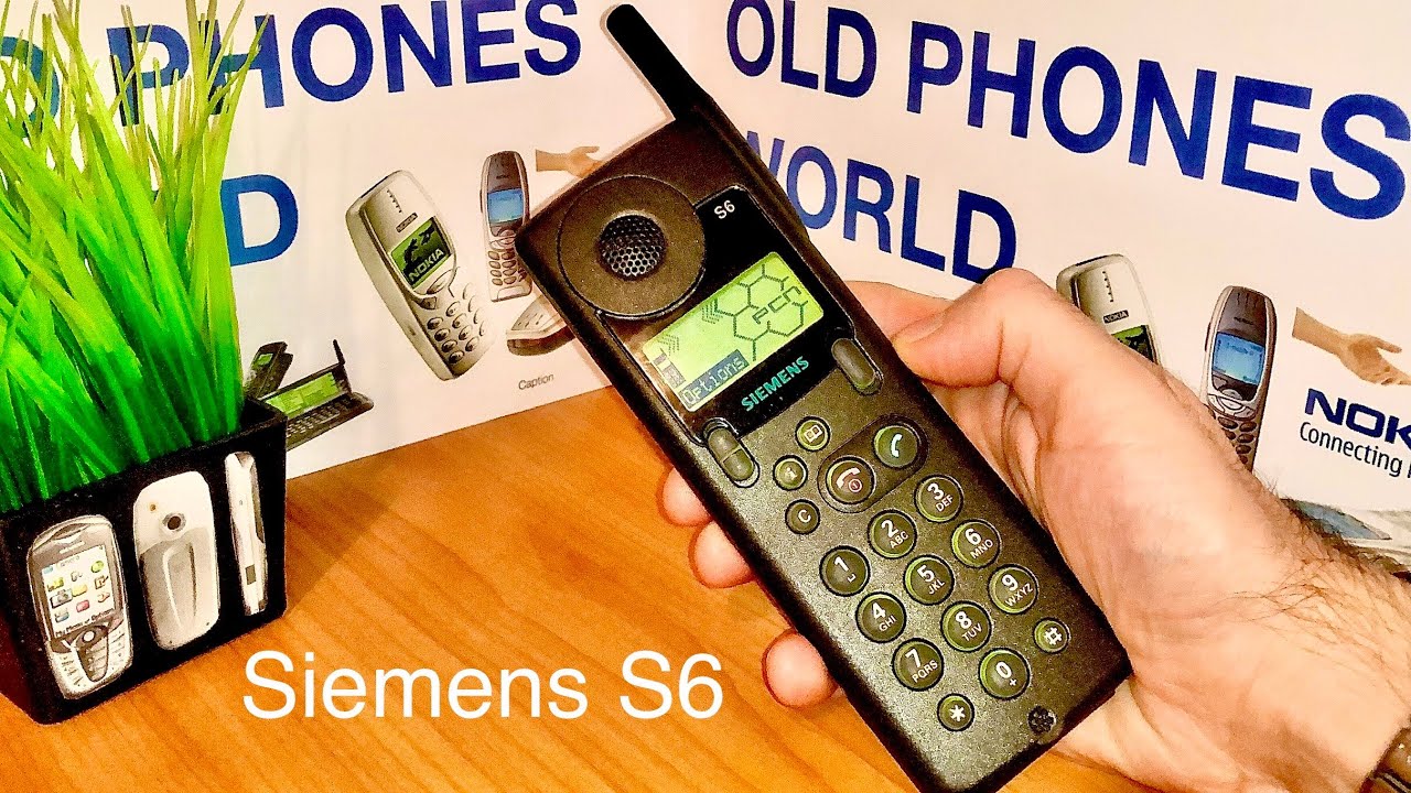 Siemens S6, phone menu & tones ♫ - by Old Phones World