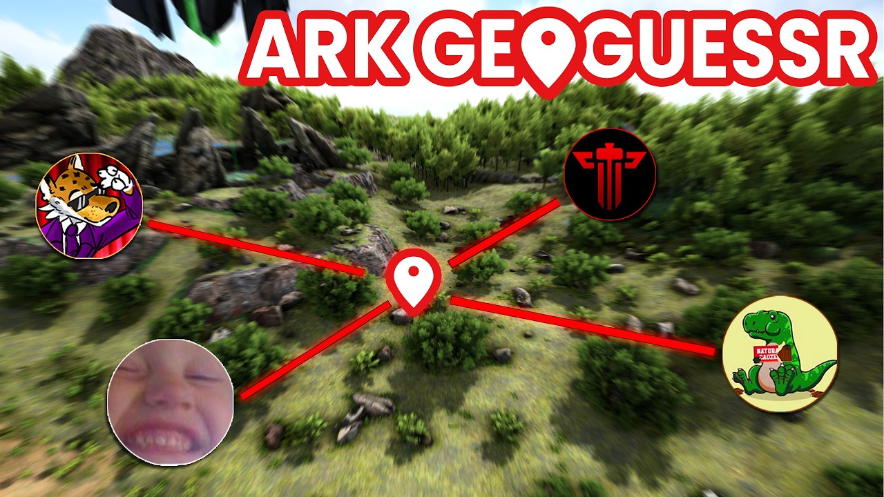 YOUTUBERS Try Out ARK GEOGUESSR!
