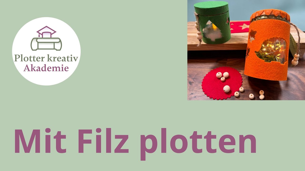 Plotten mit Filz f&uuml;r jeden Cricut - besonders f&uuml;r Einsteiger geeignet