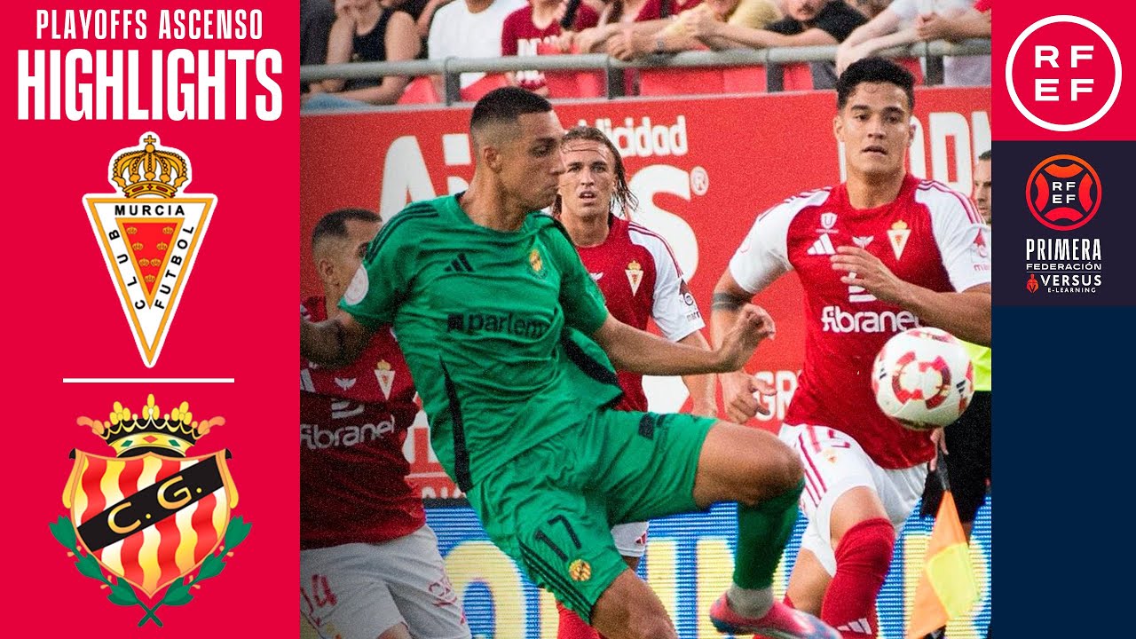 Resumen #PrimeraFederación | Real Murcia 0-1 Gimnàstic | Semifinales Playoffs (VUELTA) | Temp 24/25