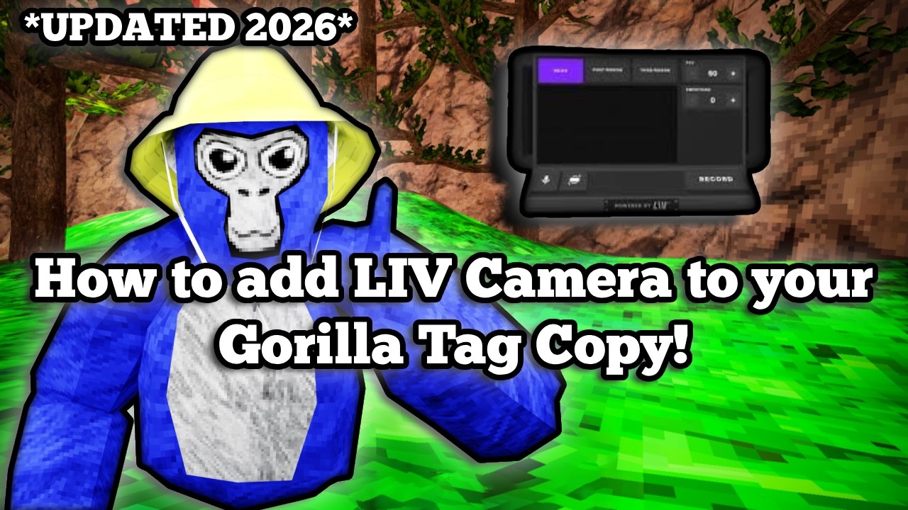 How to add LIV Camera Mod to your Gorilla Tag Copy! *UPDATED 2026*