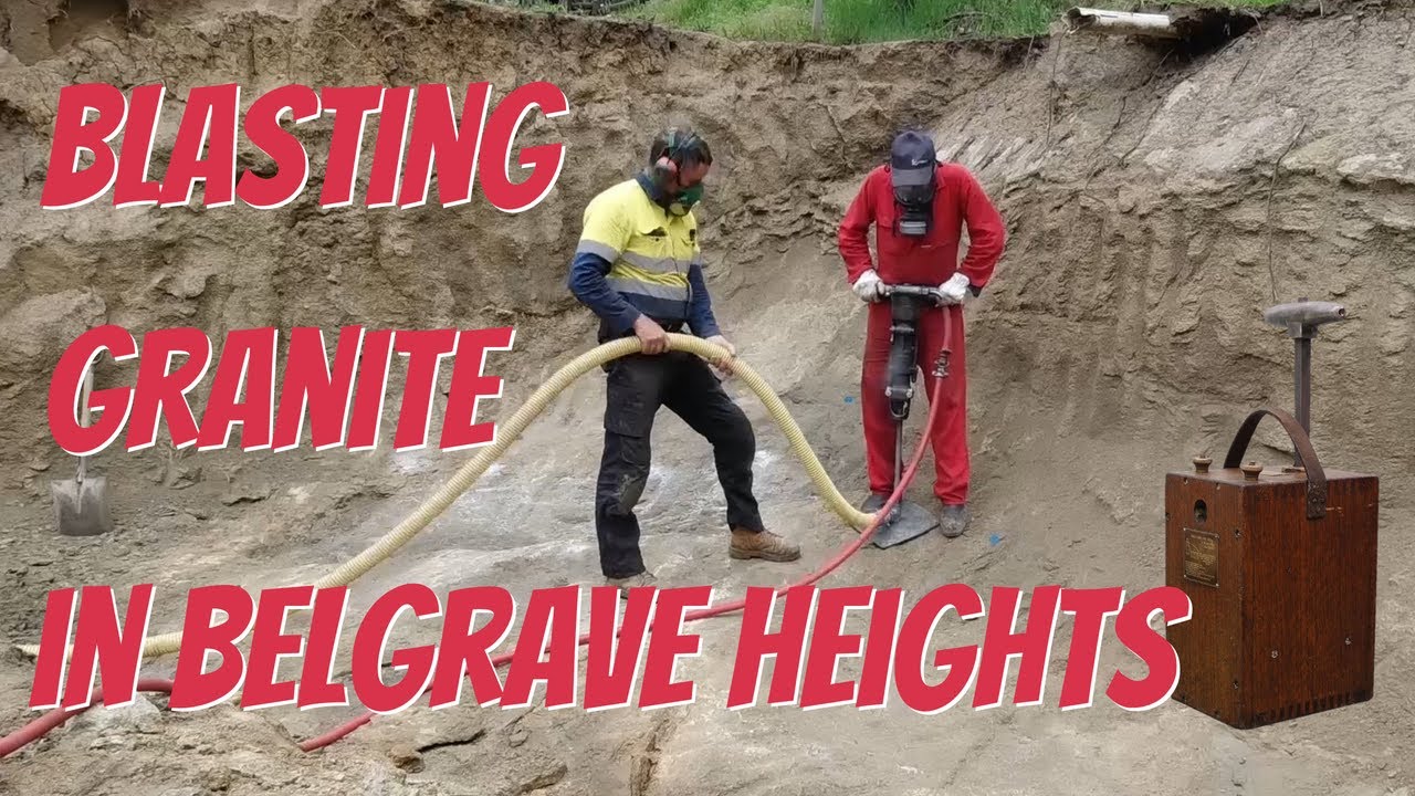 Drilling and Blasting Granite in Belgrave Heights