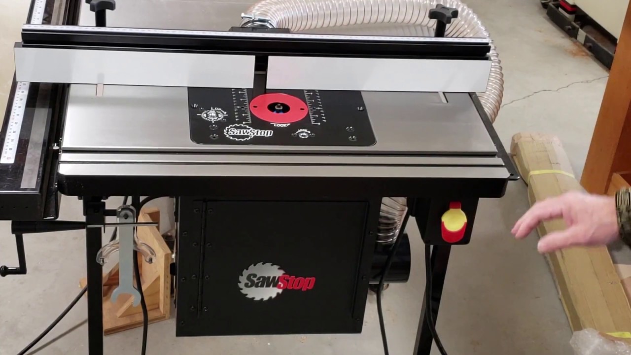 SawStop Router Table and Lift Overview