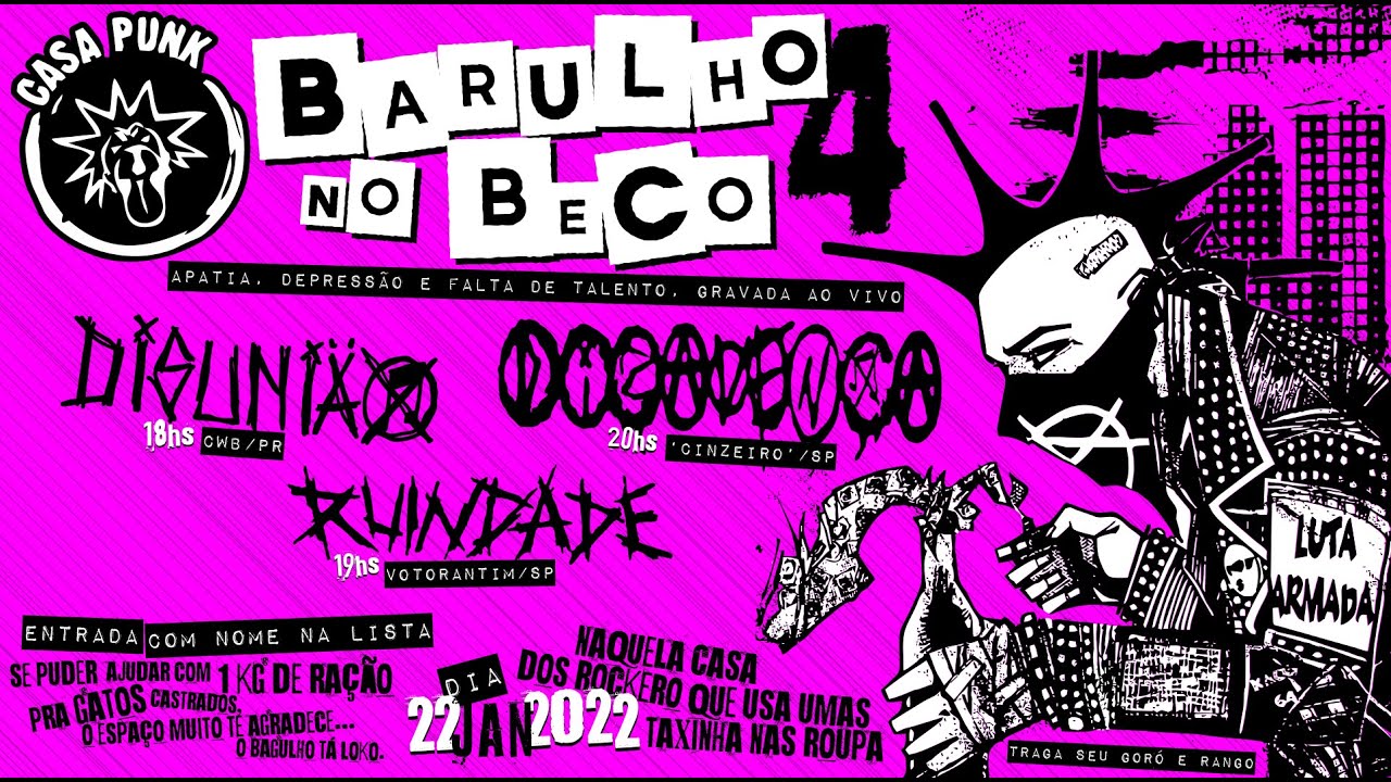 Dizavença - Barulho no Beco #4 (22-Jan-2022)