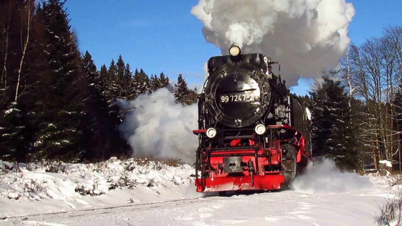 99 7247-2 bei der Ausfahrt aus Drei-Annen-Hohne