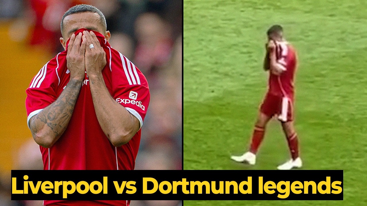 Thiago Alcantara ze łzami w oczach, gdy legendy Liverpoolu zatrzymują się, by nagrodzić Diogo Jot...
