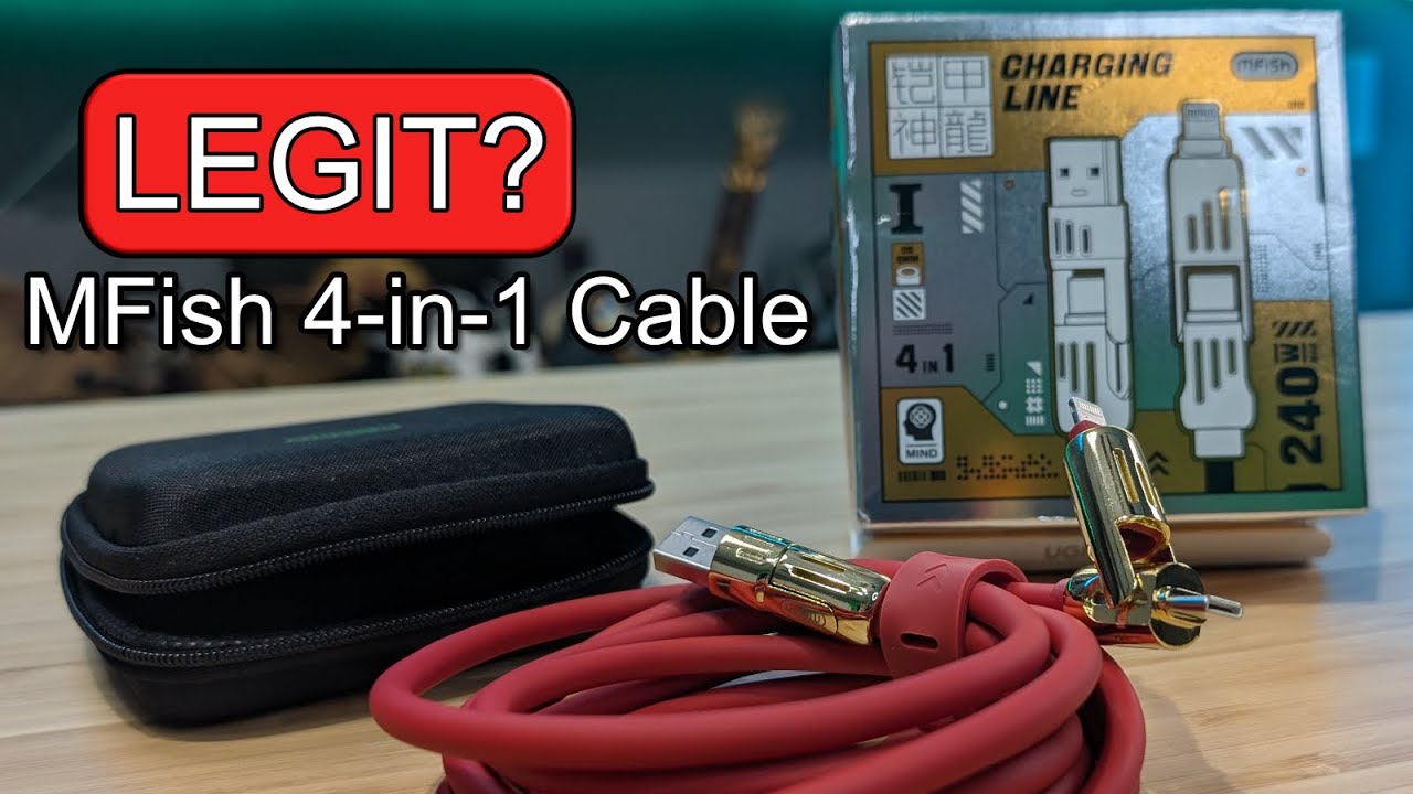 MFish 4-in-1 USB Cable Review -- Legit? Scam?  Let's test and find out