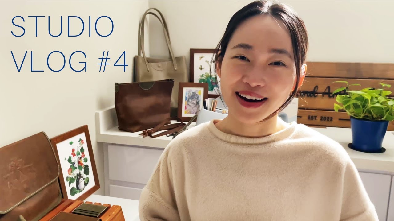 Custom Order ❤️ Make Leather Products ✨ Cricut Project | Studio Vlog 4