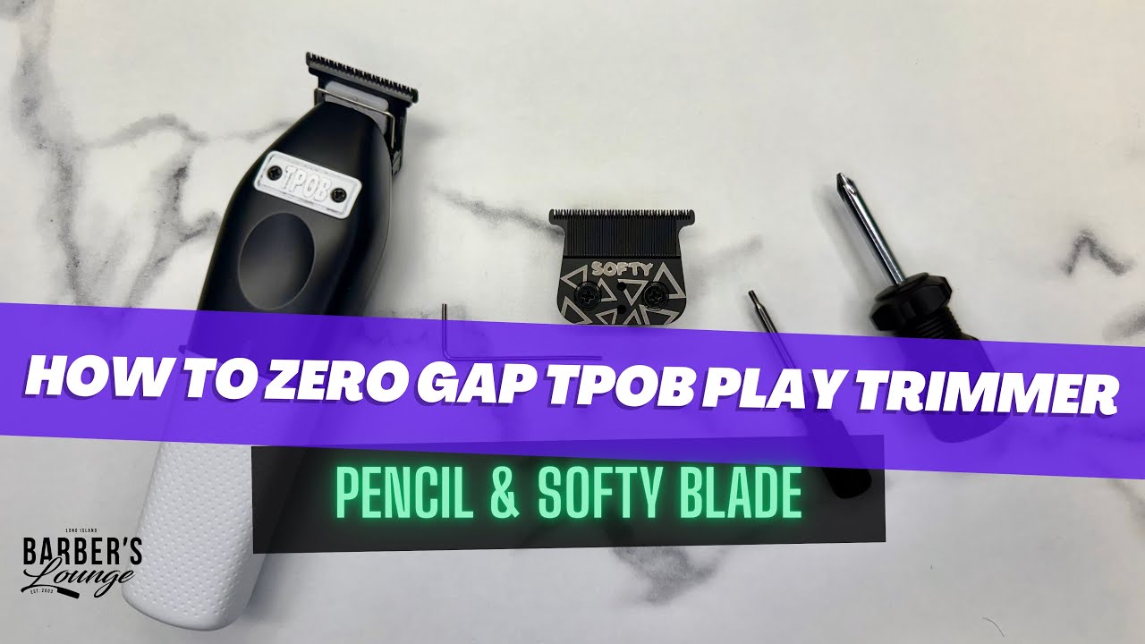 Как сделать триммер TPOB Play Zero Gap Pencil и Softy Blade, смена лезвий, регулировка подводки д...
