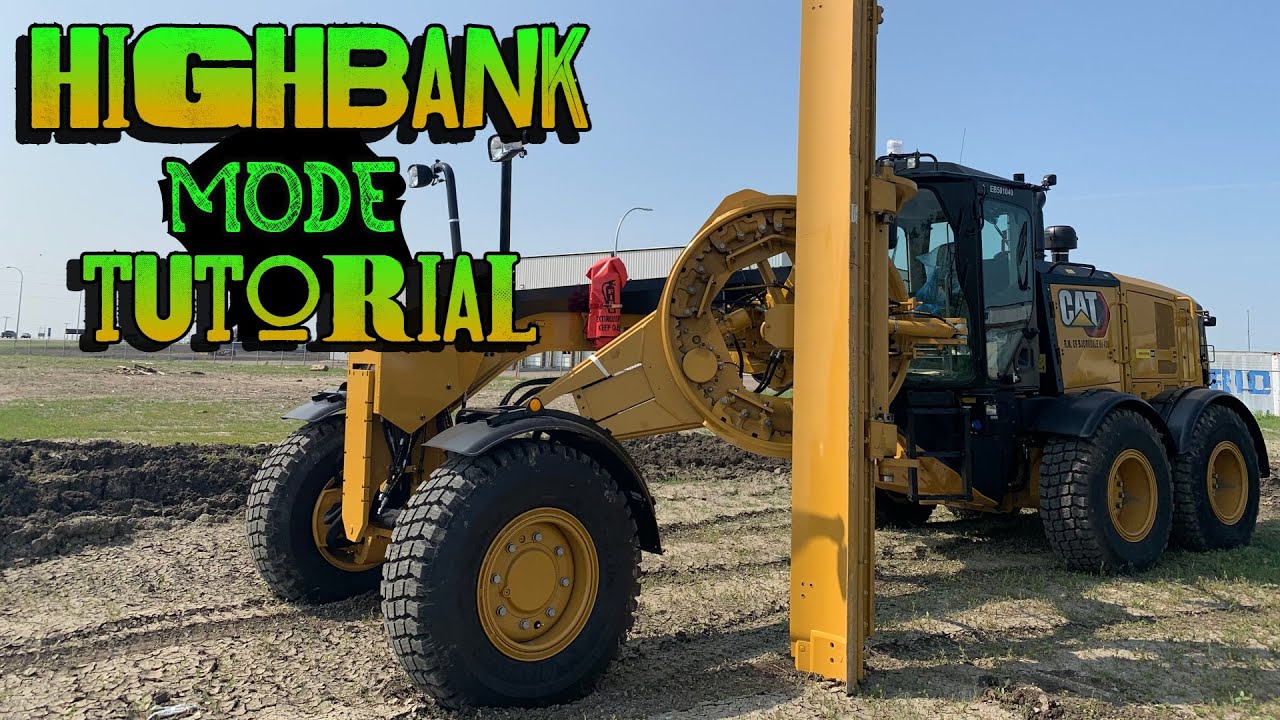 Учебное пособие по переводу грейдера в режим «Highbank»