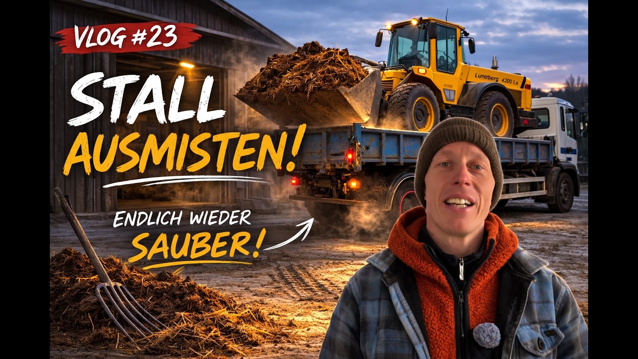 FarmVlog Schweden#23 Ausmisten mit dem Lundberg