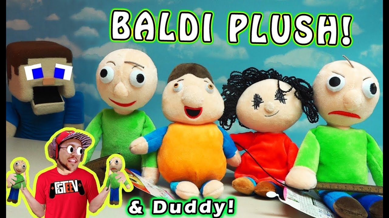 BALDI's BASICS PLUSH Series 1 is HERE with Fgteev Duddy