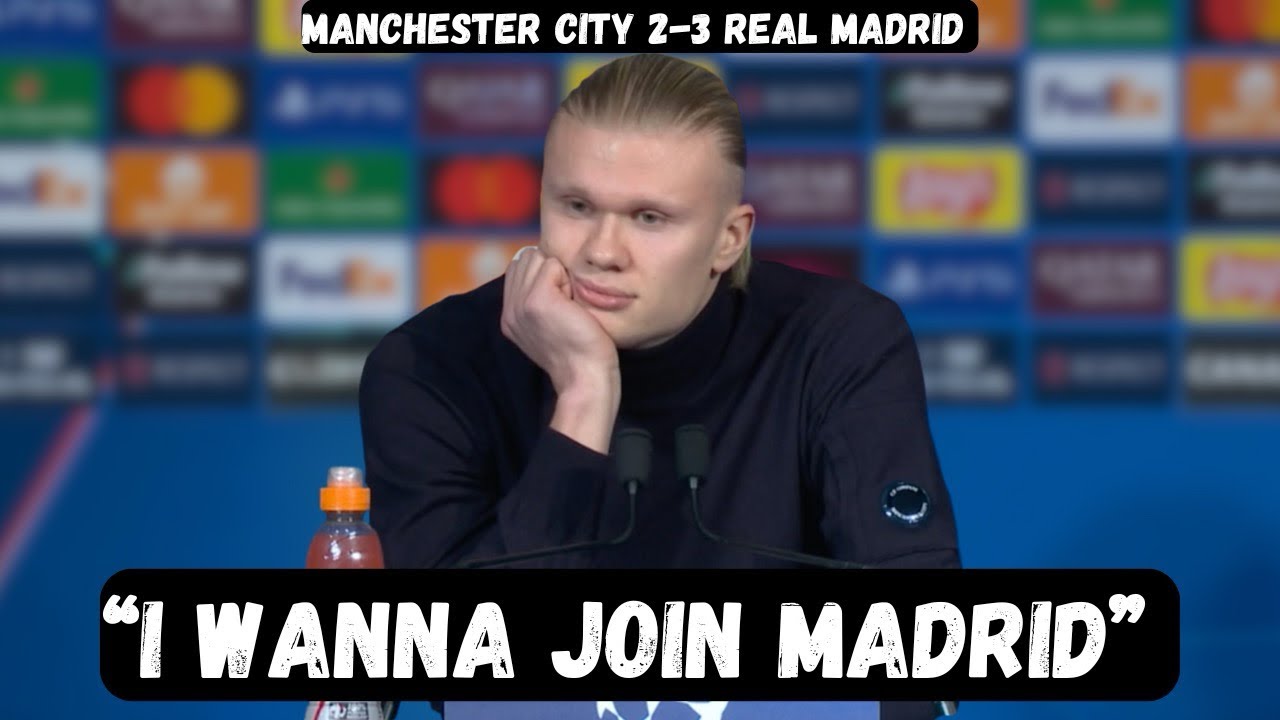 &ldquo;I got humbled again&rdquo; - Erling Haaland Post Match Interview - Manchester City 2-3 Real Madrid