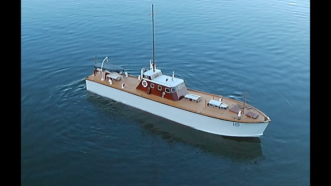 RC SEMI SCALE MODEL OF THE 1940 RNZAF 64FT HIGH SPEED RESCUE LAUNCH W1.