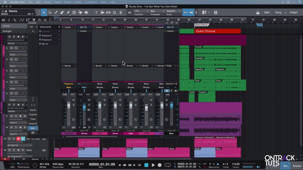 Exploring the Mix Console