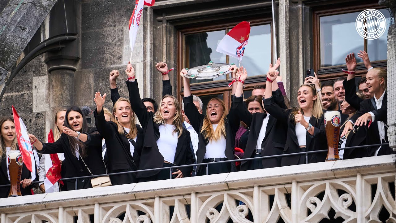 Rathausempfang und Jubel am Marienplatz | Meisterschaft 2024