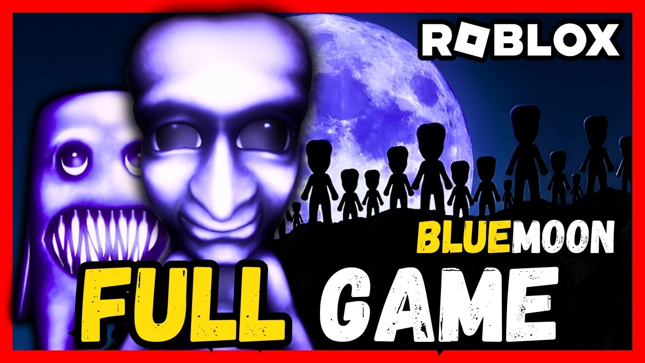 [🌑BLUE MOON] AOONI Nightmare FULL GAME Walkthrough & Ending - ROBLOX