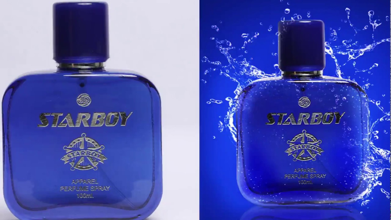 Water Effect on perfume: Photoshop Tutorial