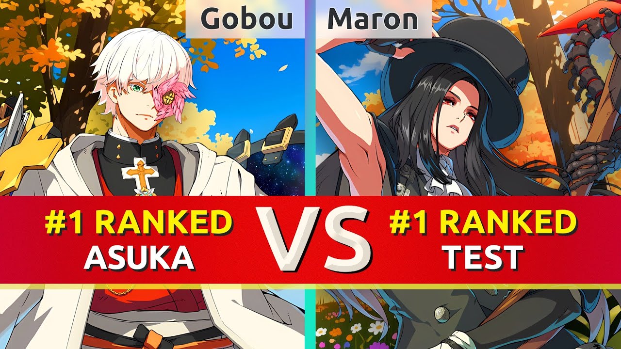 GGST ▰ Gobou (#1 Ranked Asuka) vs Maron (#1 Ranked Testament). High Level Gameplay