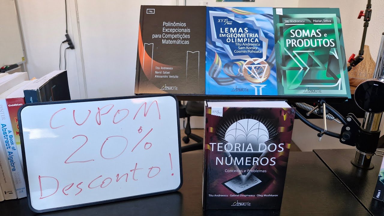 Quer Ganhar Medalha de Ouro nas Olimpíadas Matemáticas? Use Estes Livros!!! | OBMEP e IMO