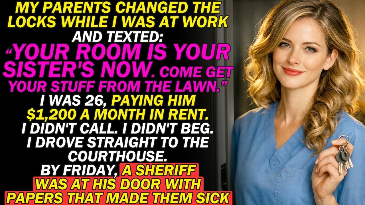 My Parents Changed The Locks While I Was At Work—The Sheriff's Papers Made Them Sick