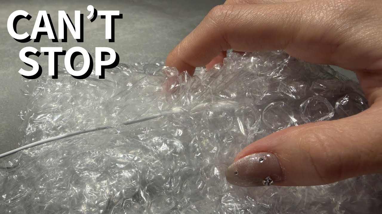 Bubble Wrap Finger Popping ASMR (Deep Tingles) | Earphone Mic