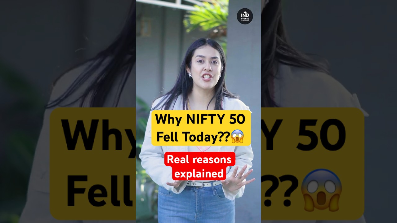 Why Nifty Fell 1% Today? Real Reasons Behind the Market Fall Explained | IT & Bank Stocks Impact