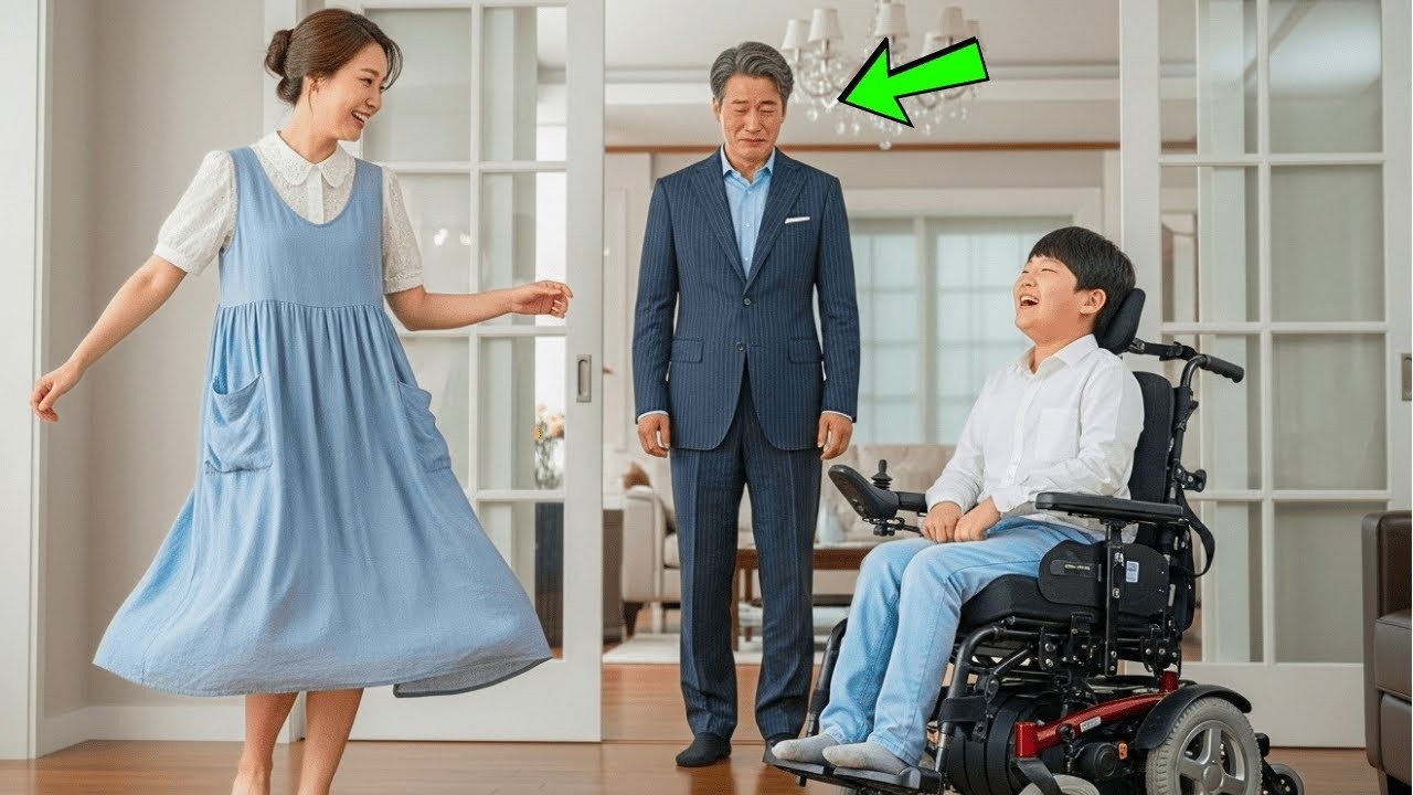 백만장자는 평소보다 일찍 퇴근해, 휠체어에 앉아 있는 아들과 함께 춤추는 보모를 보고 감동했다