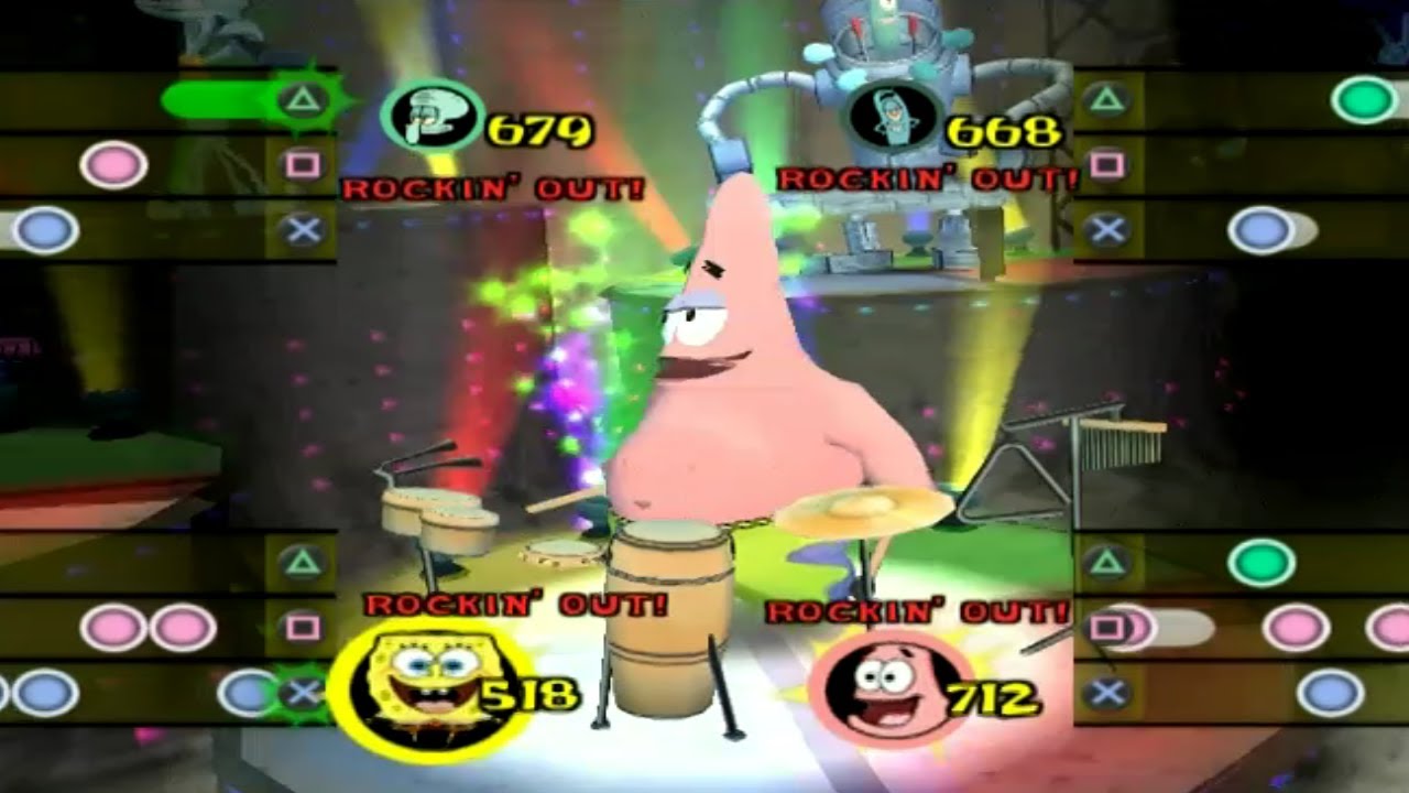 Spongebob Squarepants: Lights, Camera, Pants! PS2 Rock Bottom (Patrick) (Smart CPUs)