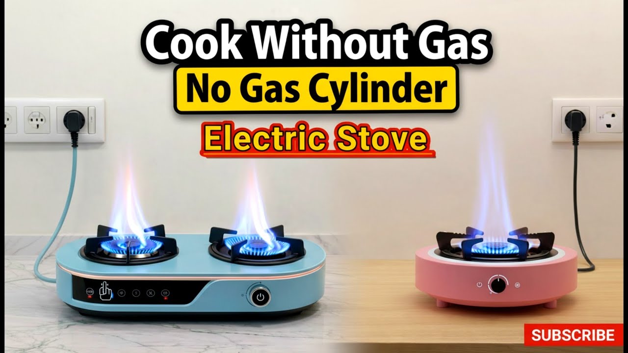 Cook Without Gas! This Stove is Crazy 😳🔥 #gadgets #viralgadgetshubs