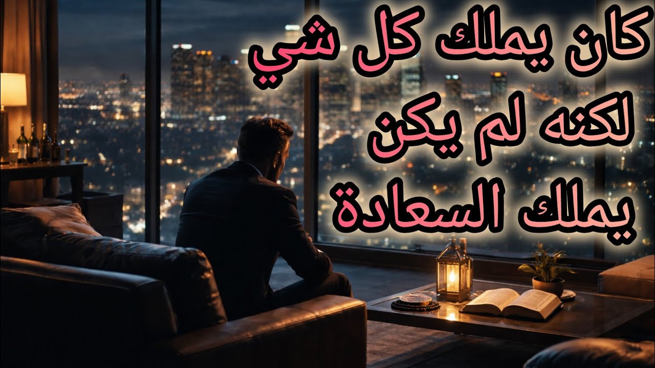 كان يملك كل شيء 👈 لكنه لم يكن يملك السعادة 🤔
