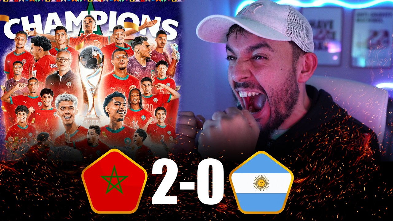 🇲🇦 LE MAROC CHAMPION DU MONDE U20 !! 🏆🔥 MAROC 2-0 ARGENTINE!